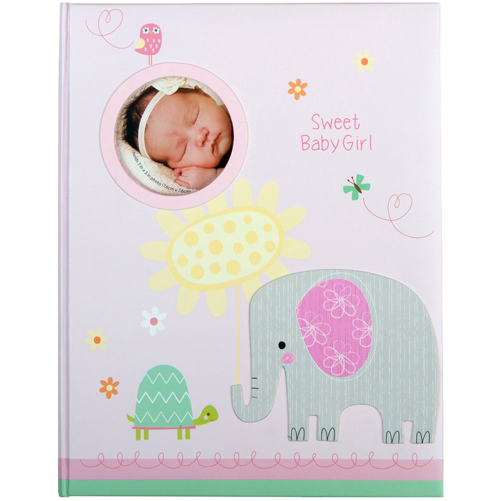 Stepping Stones Girls' Elephant Baby Memory Book