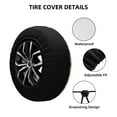 thumbnail image 4 of Easygdp Cute Cartoon Mushrooms Wheel Sun Guard, Spare Tire Cover,Universal Trailer Suv Truck Camper Travel,Easy To Install And Remove -15 Inch, 4 of 9