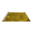 thumbnail image 2 of Ahgly Company Machine Washable Indoor Rectangle Oriental Yellow Industrial Area Rugs, 3' x 5', 2 of 4
