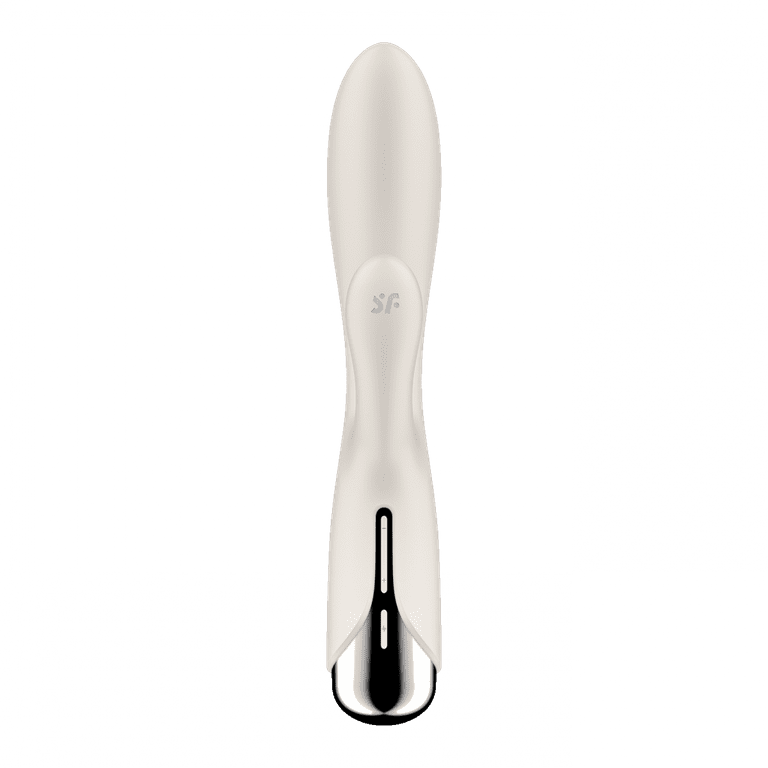 Satisfyer Spinning Rabbit 1| Rabbit Vibrator with Rotating Tip | G-spot and Clitoris Stimulation | 3 Motors | Waterproof (IPX7) | Rechargeable Battery | Skin-Friendly Silicone (Creme)