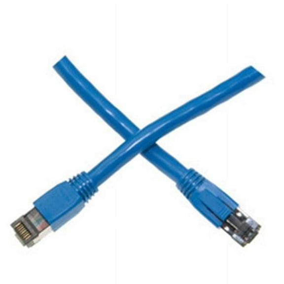 CableWholesale 13X8-56103 3 ft. Cat8 S-FTP Patch Cable - 40Gb, 2GHz Molded Boot, Blue