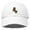 White, variant on Dachshund Embroidered Cotton Dad Hat Casual Adjustable Baseball Cap for Dog Lovers Womens in White