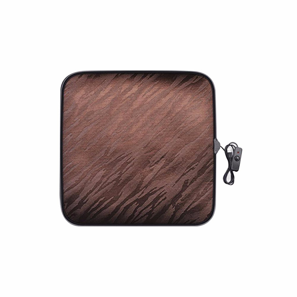 Heated Seat Cushion For Car 12v Heated Car Seat Cushion Office Thickening Usb Heating Warmer Chair Pad Heating Pad Cushion Black Cell Phones Accessories Automobile Accessories