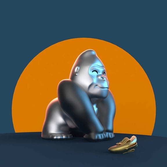 Metalmorphose 3D GORILLA KEYRING