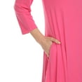 thumbnail image 4 of White Mark Robe Évasée à Encolure Croisée pour Femmes, 4 of 6