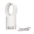 thumbnail image 5 of Calentador sin aspas, calentador eléctrico portátil pequeño blanco sin hojas para oficina, hogar, enchufe europeo de 220V, 5 of 5