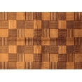 thumbnail image 1 of Ahgly Company Indoor Rectangle Oriental Orange Industrial Area Rugs, 2' x 4', 1 of 4