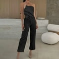 thumbnail image 6 of successthop Wide Leg Jumpsuits for Women Dressy Slim Sleeveless One Piece Backless High Waisted Long Solid Lounge Wear M, 6 of 8