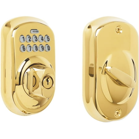 Schlage BE365VPLY505 Plymouth Keypad Deadbolt
