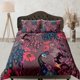 thumbnail image 1 of Peacock Floral Funda Nórdica Colcha Violeta, Dormitorio Juego de Cama Doble, 1 of 4