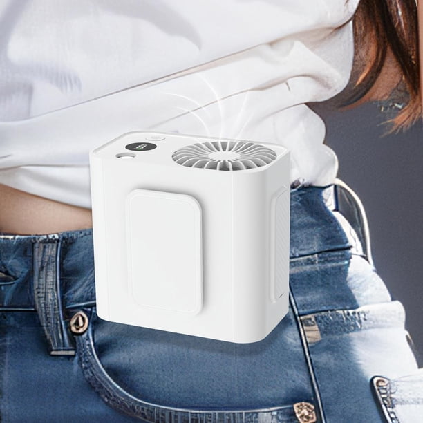 Ventilador portátil de escritorio, ventilador de bolsillo recargable con linterna, ventilador Personal con Clip para jardinería, viajes, pesca al aire