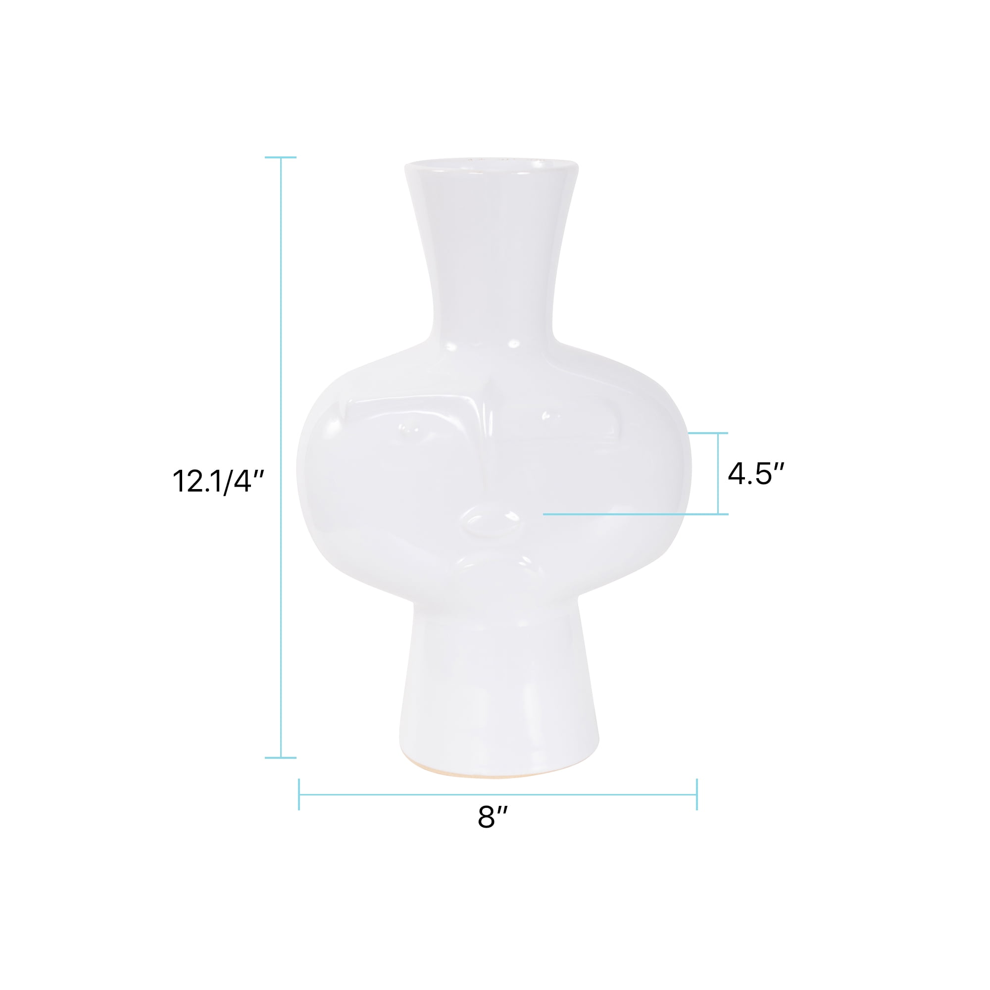 Mo Vase White