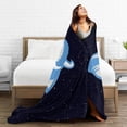 thumbnail image 5 of Tufts University Fleece Blanket, Very Soft Microfiber Flannel Blanket for Couch Warm and Cozy for All Seasons, 5 of 6
