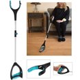 thumbnail image 2 of 84 cm Grab Tool Disabled Pick up Helping Hand Grabber Long Reach Arm Extension Tool Aluminum Rubber Arm Extension Trash Clip (black), 2 of 7