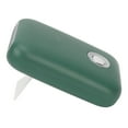 thumbnail image 3 of Mini ventilador con 3 velocidades, bajo nivel de ruido, soporte plegable - Secador de pestañas portátil recargable por USB verde, 3 of 8