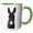 Green/White, variant on 3drose, Photograph of a Donkey Foal on White Background., 11oz Magic Transforming Mug