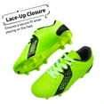 thumbnail image 5 of DREAM PAIRS Kids Girls & Boys Cleats Soccer Shoes Athletic Low Top Kids Football Shoes Neon/Green/Black Size 1, 5 of 6