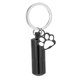 thumbnail image 1 of Llavero con colgante de cremación para mascotas, mini urna cilíndrica, urna práctica para cenizas Negro, 1 of 9