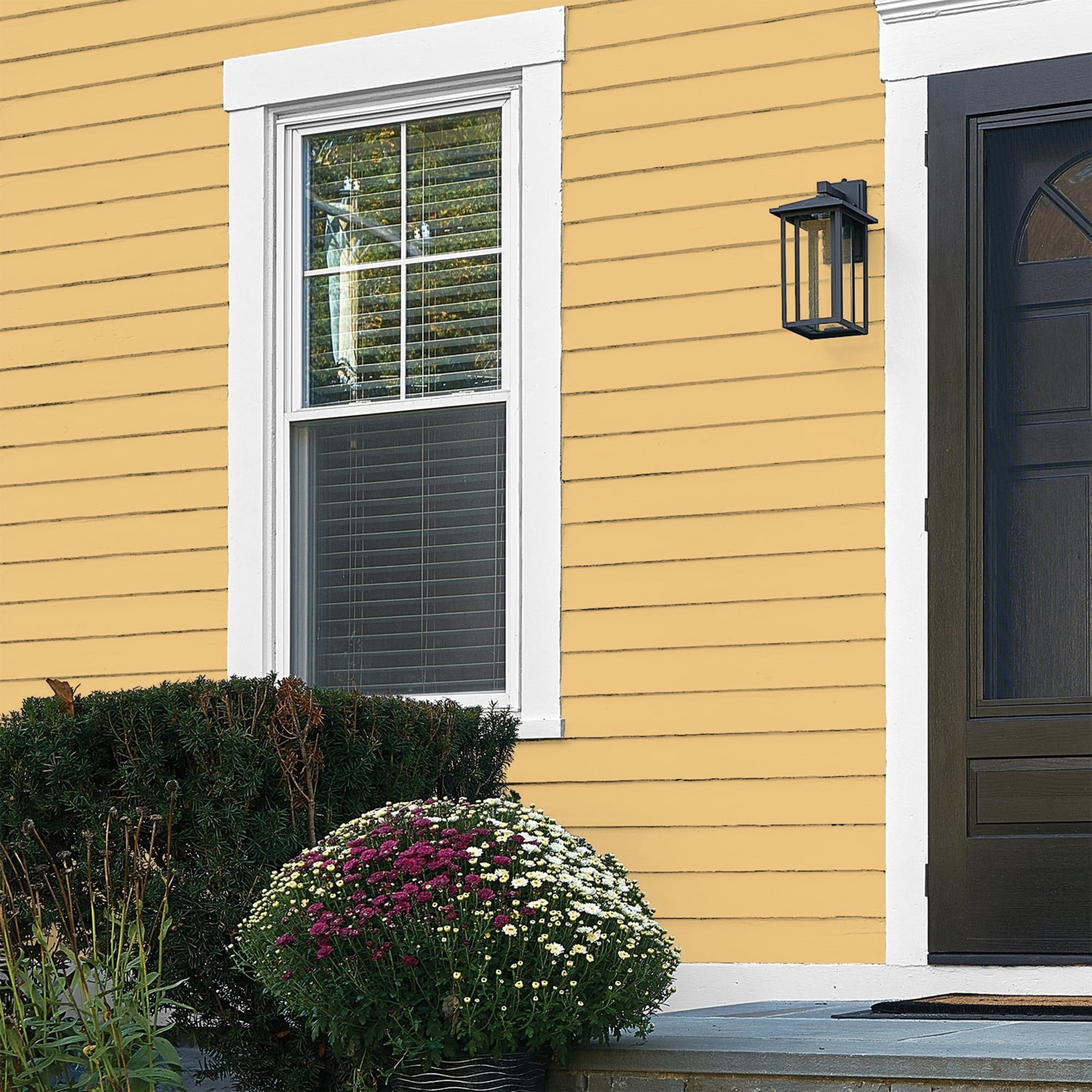 Glidden Fundamentals Gold Buff / Yellow, Flat Exterior Paint, 5 Gallon