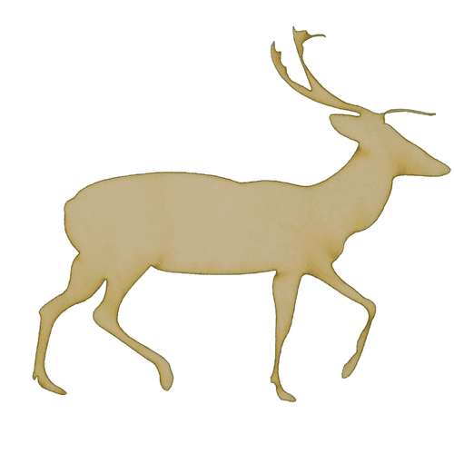 Package of 1, Large 12" x 12" x 0.25" Baltic Birch Plywood Buck Wood Cutout for Art and Craft Project, Made in USA