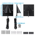 thumbnail image 6 of LEONLITE 12 Pack 3CCT Low Voltage Aluminum Step Fence Light, 2700K/3000K/4000K Selectable LED Deck Lighting, IP65 Waterproof 12-24V AC/DC, 6 of 7