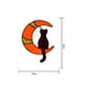 thumbnail image 4 of Cateissary Película para ventana con vitrales falsos, duradera y resistente, opción de decoración, pegatinas de animales, pájaros y gatos Decoración del hogar, 4 of 5