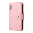 thumbnail image 3 of Feishell for iPhone 14 Pro Wallet Case with Wrist Strap,Premium PU Leather Zipper Pocket Magnetic Buckle Folio Flip ID Credit Card Slots Shockproof Kickstand Phone Case for Women Men,Rosegold, 3 of 15