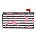 thumbnail image 2 of Haiem Flamingos Mailbox Covers Magnetic ,Mailbox Wraps Post Letter Box Cover for Holiday Garden Yard Decor-21x18 in, 2 of 9