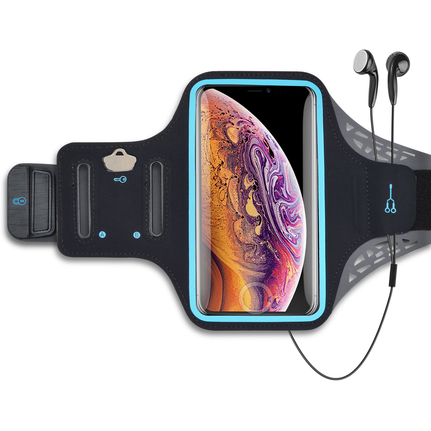Takfox Phone Armband for iPhone 12 11 Pro Max XR, Sport Running