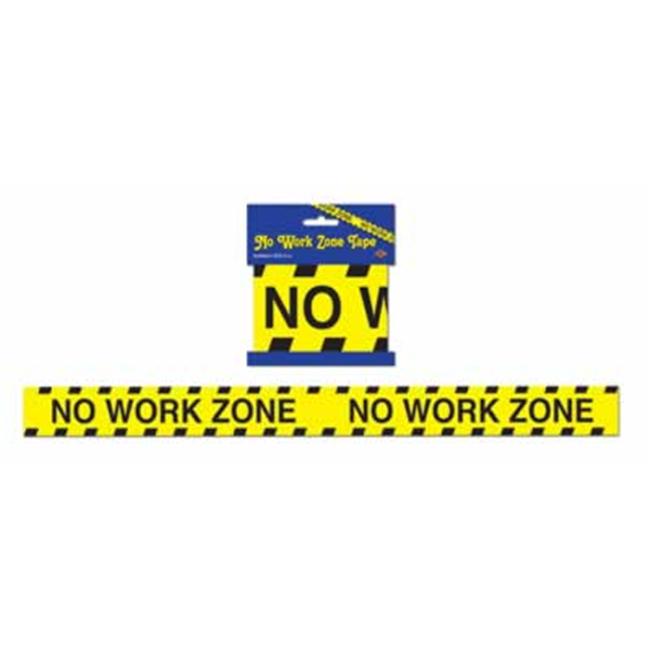 Beistle Naughty Girl Zone Party-Klebeband | 7,6 Cm X 6 M | Kirschrot Mit Schwarzer Schrift | Für Junggesellinnen-Abschied
