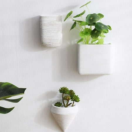 Set Of 3 Large White Wall Planters Ceramic Hanging Geometric Decor Container Great Succulent Plants Air Plant Faux Canada - White Ceramic Indoor Wall Planter Set Of 3 Large White Wall Planters Ceramic Hanging Geometric Decor Container Great Succulent Plants Air Plant Faux Canada - White Ceramic Indoor Wall Planter