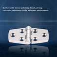 thumbnail image 4 of High-Grade 316 Stainless Steel Marine Hinge (76*38mm) - Mirror-Polished, Corrosion-Resistant for Saltwater, Integrated Latch for Secure Closure, Direct Replacement for Worn Hinges, Ideal for Yacht, 4 of 6