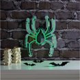thumbnail image 3 of Décoration murale araignée LED style néon avec miroir - 30 cm, 3 of 4
