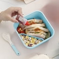 thumbnail image 6 of CQCYD under $5 Adult Lunch Box, Stackable Lunch Containers, Bento Box with Utensil Set, Leak-Proof Lunchbox for Dining Out, Work, Picnic, Microwave Dishwasher Freezer Safe, 6 of 6