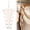 Beige*1 pc, variant on V-Shape Space Saving Hanging organizer, 12 Hooks Closet Hanger for Hats, Belts, Scarves, Ties, Accessories – Vertical Storage Rack for Wardrobe, Beige