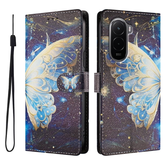 FOXDOCK Funda Tipo Cartera para Xiaomi POCO M7 4G con Soporte y Correa – Diseño de Patrones Lindos