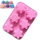 thumbnail image 3 of Injueey Hecho con gel de sílice, molde hecho a mano para jabón de silicona con forma de copo de nieve, seguro y confiable, fácil y Kits para hacer jabón rosa, 3 of 6