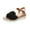 Black, variant on Women's Sandals Women's Summer Size Wedge Fish Mouth Roman Sandals