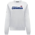 thumbnail image 2 of Women's Levelwear White Montreal Canadiens Yvette Big Script Tri-Blend Sweatshirt, 2 of 3