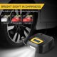 thumbnail image 5 of Tire Inflator Portable Air Compressor, 120PSI Portable Air Pump for Car Tires Portable Electric Air Pump for Motor Bike, 5 of 5