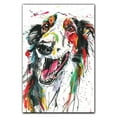 thumbnail image 2 of Borzoi Dog Wall Art Animal Oil Painting On Canvas Poster Dog Watercolor Colorful Cute Dogs Aesthetic Room Decor Canvas Poster Unframe 8x12 inch, 2 of 6