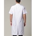 thumbnail image 2 of White Short Sleeve Health Nurse Medical Laboratory Lab Coat Unisex, 2 of 4