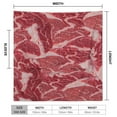 thumbnail image 3 of Meat Bathrobe Plush Bathrobe Cozy Unisex Winter Bathrobe Warm Water Absorbent, 3 of 9