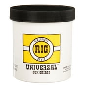 BIRCHWOOD CASEY Rig Universal Gun Grease | Long-Lasting Superior Lubricant & Preservative for Reliable Gun Protection from Rust & Corrosion, 12-ounce Jar