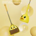 thumbnail image 2 of Herramientas de limpieza de pato amarillo, conjunto de recogedor doméstico de dibujos animados para el hogar, cocina y habitación Hugtrwg Para estrenar, 2 of 9
