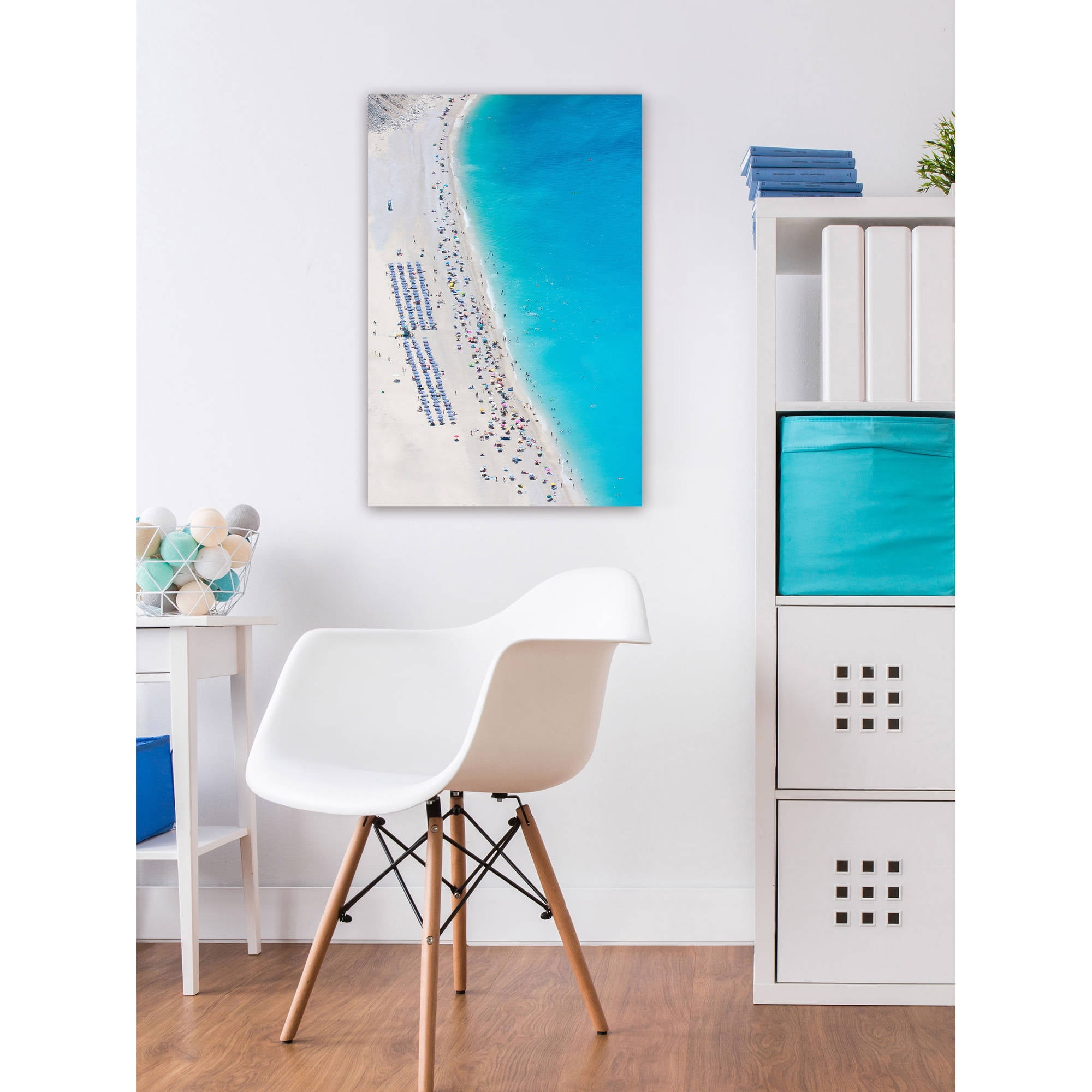 "Beach Gathering" Painting Print on Wrapped Canvas