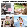 thumbnail image 4 of Case for iPad 11th/10th Gen 11/10.9 inch 2025/2022, Military Grade Shockproof Cases with Pencil Holder Shoulder Strap Screen Protector, Rose Gold, 4 of 8