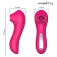 thumbnail image 1 of Mujeres Lengua Lamiendo Masajeador Vibración Impermeable Mujer Chupando Masaje Dispositivo Rosa Rojo, 1 of 8