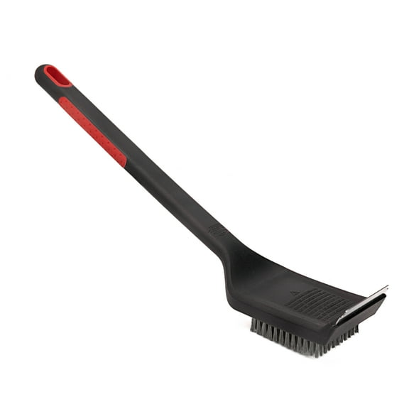 Expert Grill Long Handle Grill Brush with Scraper, 17.7"