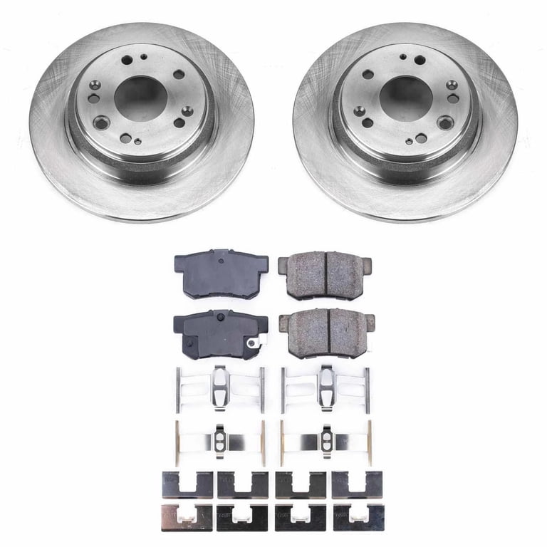 Power Stop Rear Brake Drum & Shoe Kit For Hyundai Accent 2004-2005 - KOE15336DK - OE Replacement With Ceramic Pads